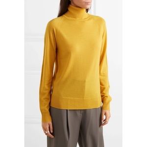 Joseph A yellow turtleneck sweater